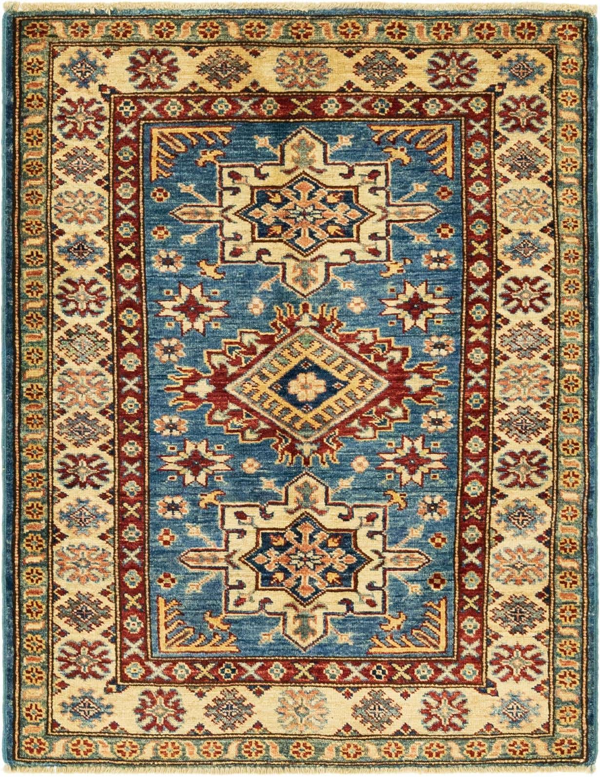 2' 10 x 3' 9 Hand Knotted Kazak Oriental Rug