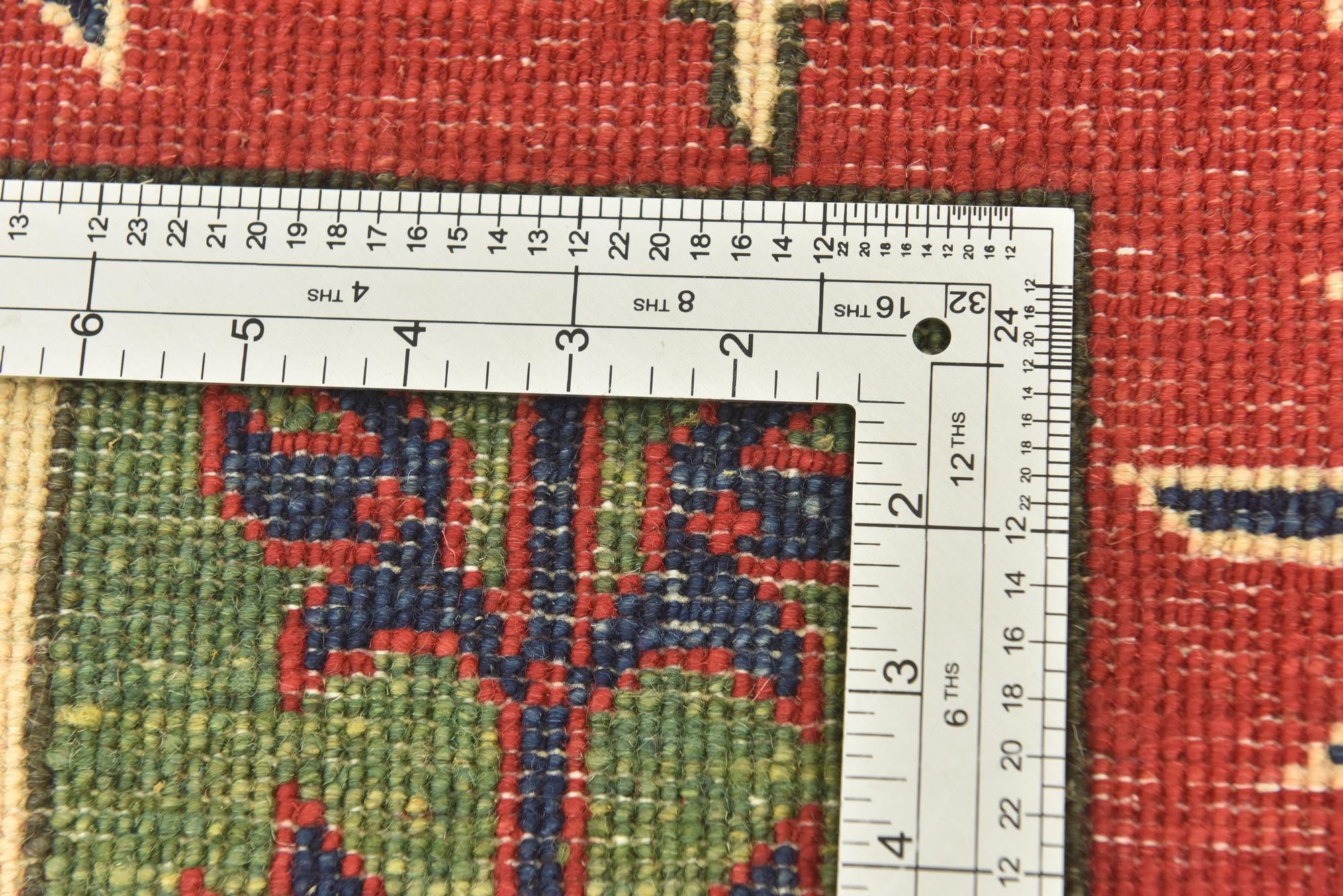 5' 6 x 8' Hand Knotted Kazak Rug