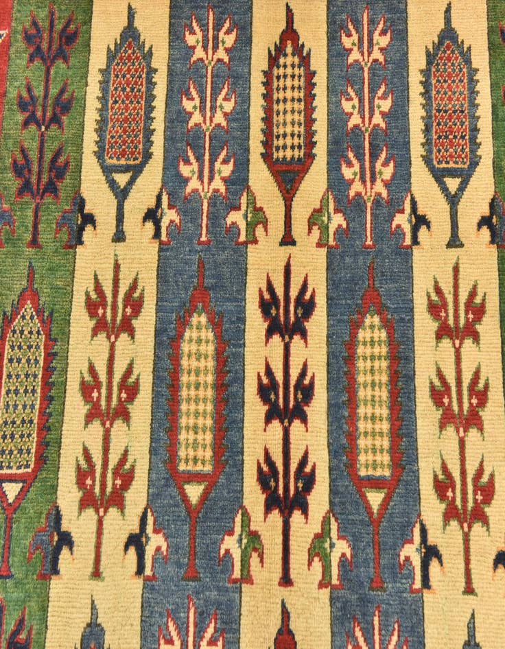 Detail image of 5' 6 x 8'  Hand Knotted Kazak Rug