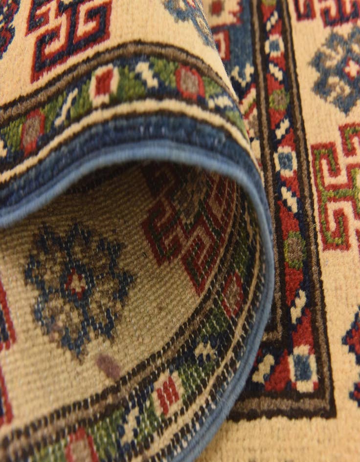 Detail image of 2' 8 x 4' 2  Hand Knotted Kazak Rug