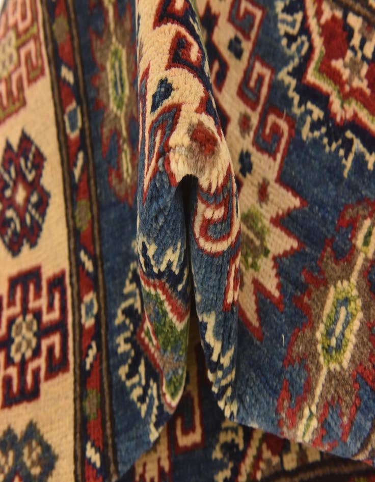Detail image of 2' 8 x 4' 2  Hand Knotted Kazak Rug
