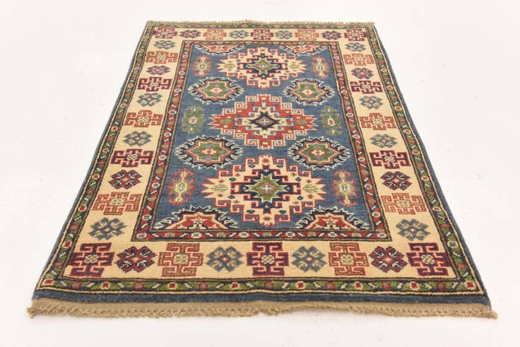 Detail image of 2' 8 x 4' 2 Hand Knotted Kazak Rug
