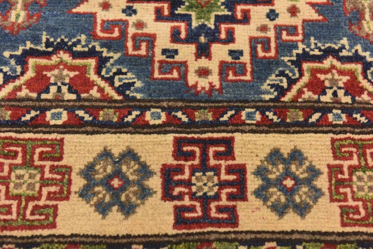 Detail image of 2' 8 x 4' 2 Hand Knotted Kazak Rug