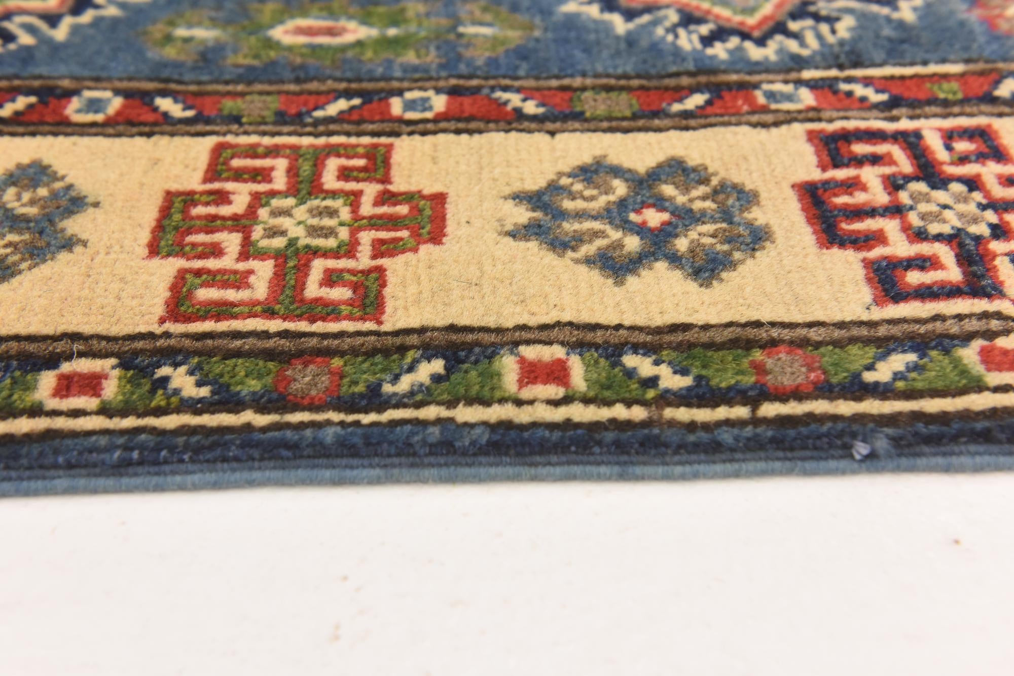 80cm x 125cm anudado a mano Kazak Alfombra