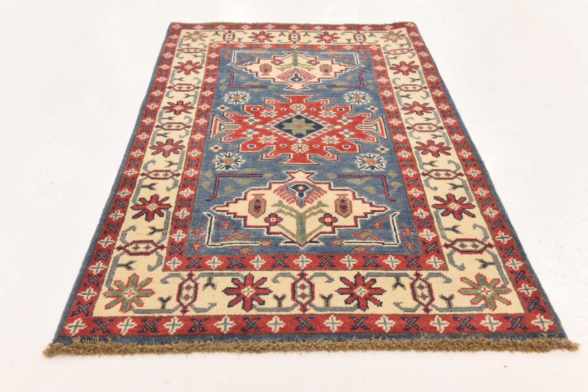 2' 8 x 4' 2 Hand Knotted Kazak Rug