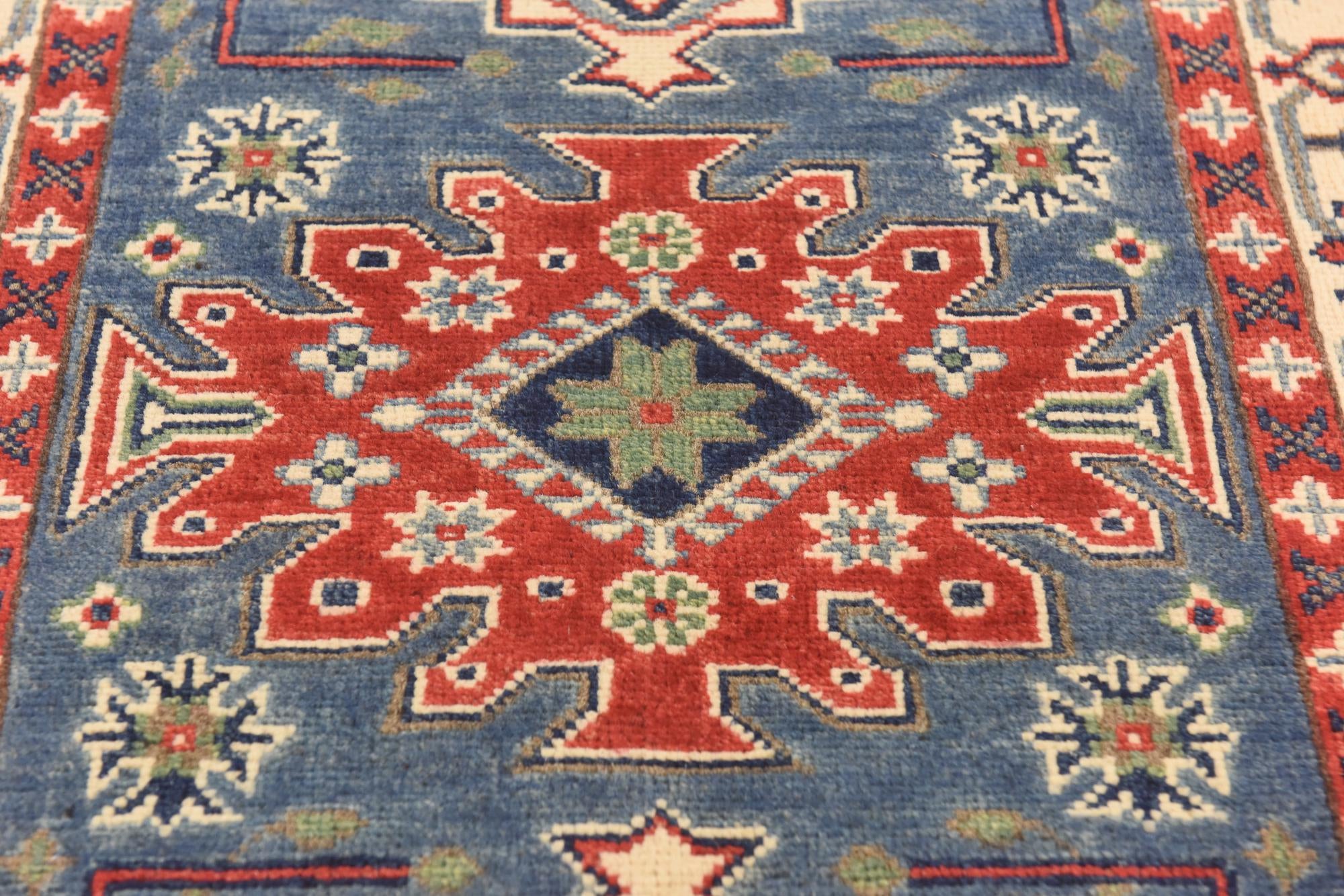 2' 8 x 4' 2 Hand Knotted Kazak Rug