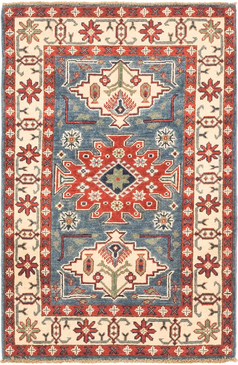 2' 8 x 4' 2 Hand Knotted Kazak Rug
