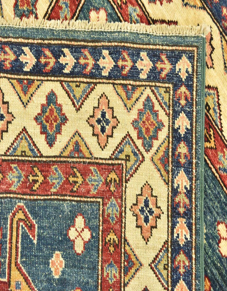 Detail image of 2' 8 x 4'  Hand Knotted Kazak Oriental Rug