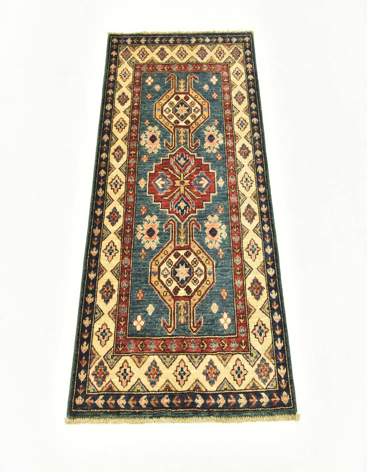 Detail image of 2' 8 x 4'  Hand Knotted Kazak Oriental Rug