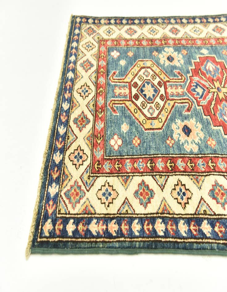 Detail image of 2' 8 x 4'  Hand Knotted Kazak Oriental Rug