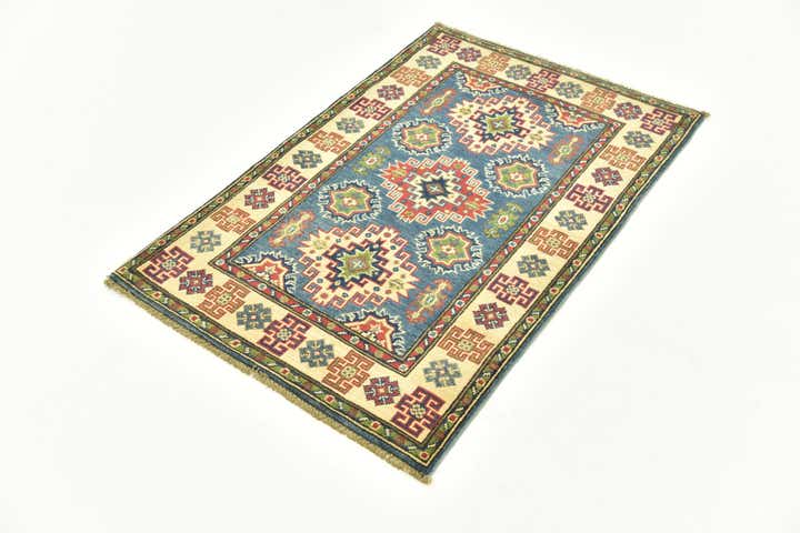 2' 9 x 4' 2 Hand Knotted Kazak Rug