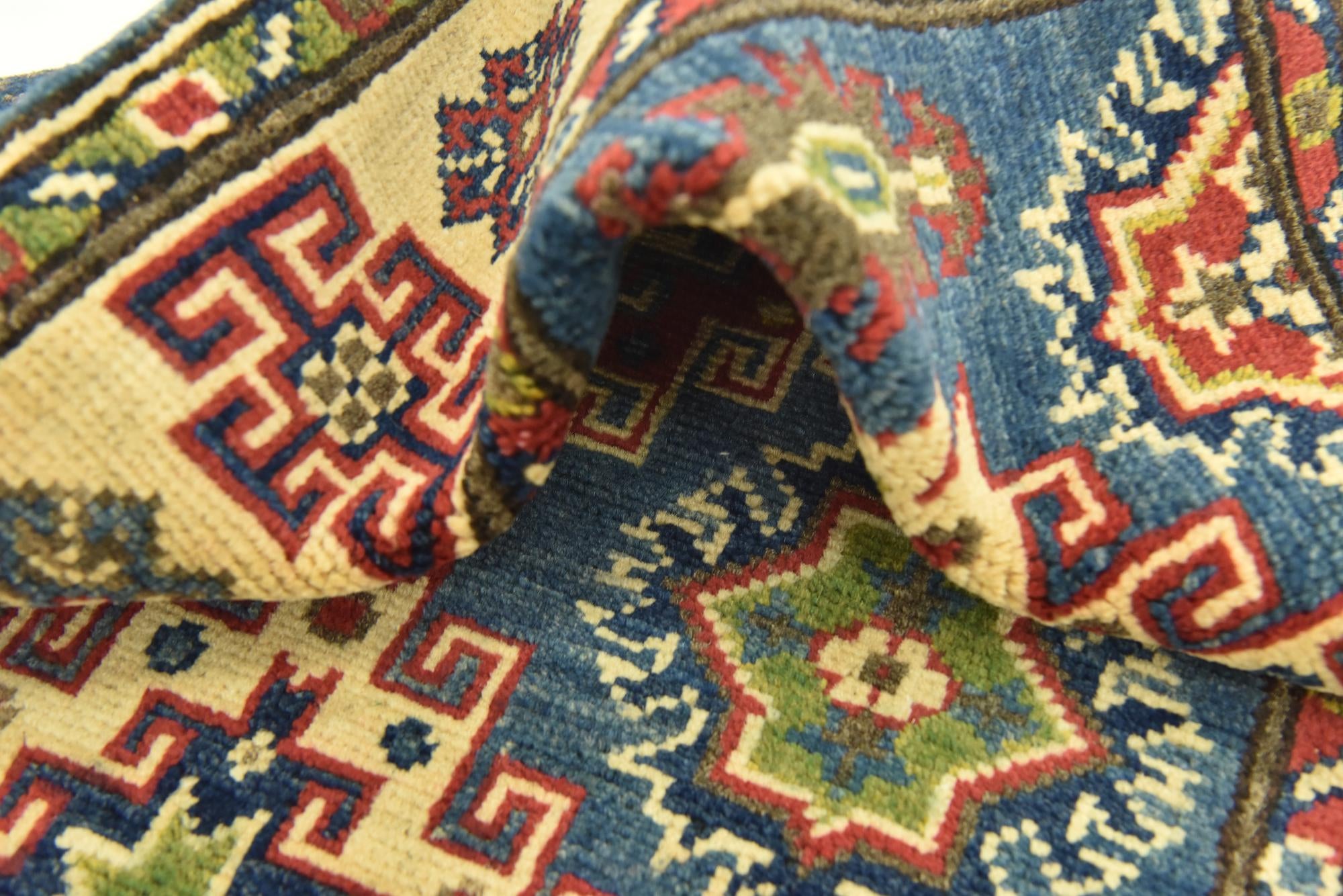 2' 9 x 4' 2 Hand Knotted Kazak Rug