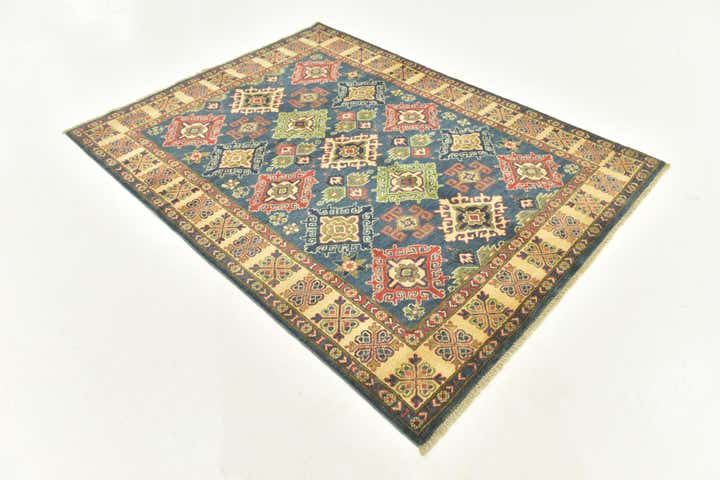 5' x 6' 6 Hand Knotted Kazak Rug