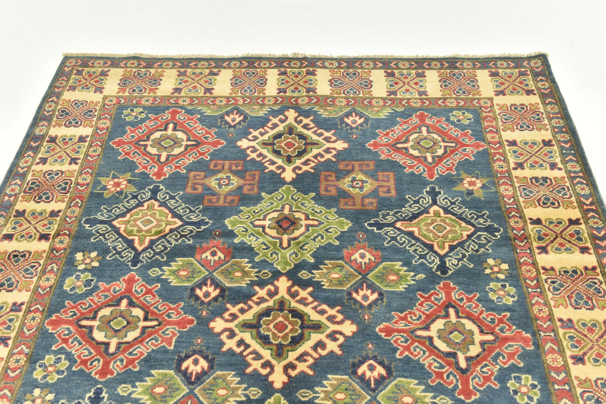 5' x 6' 6 Hand Knotted Kazak Rug