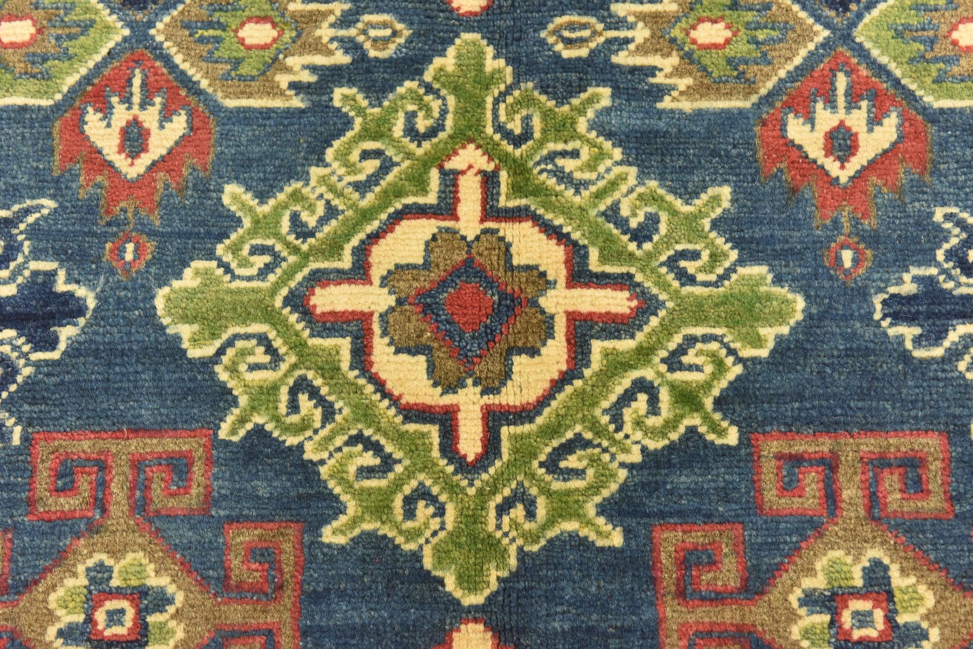 5' x 6' 6 Hand Knotted Kazak Rug