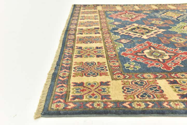 5' x 6' 6 Hand Knotted Kazak Rug