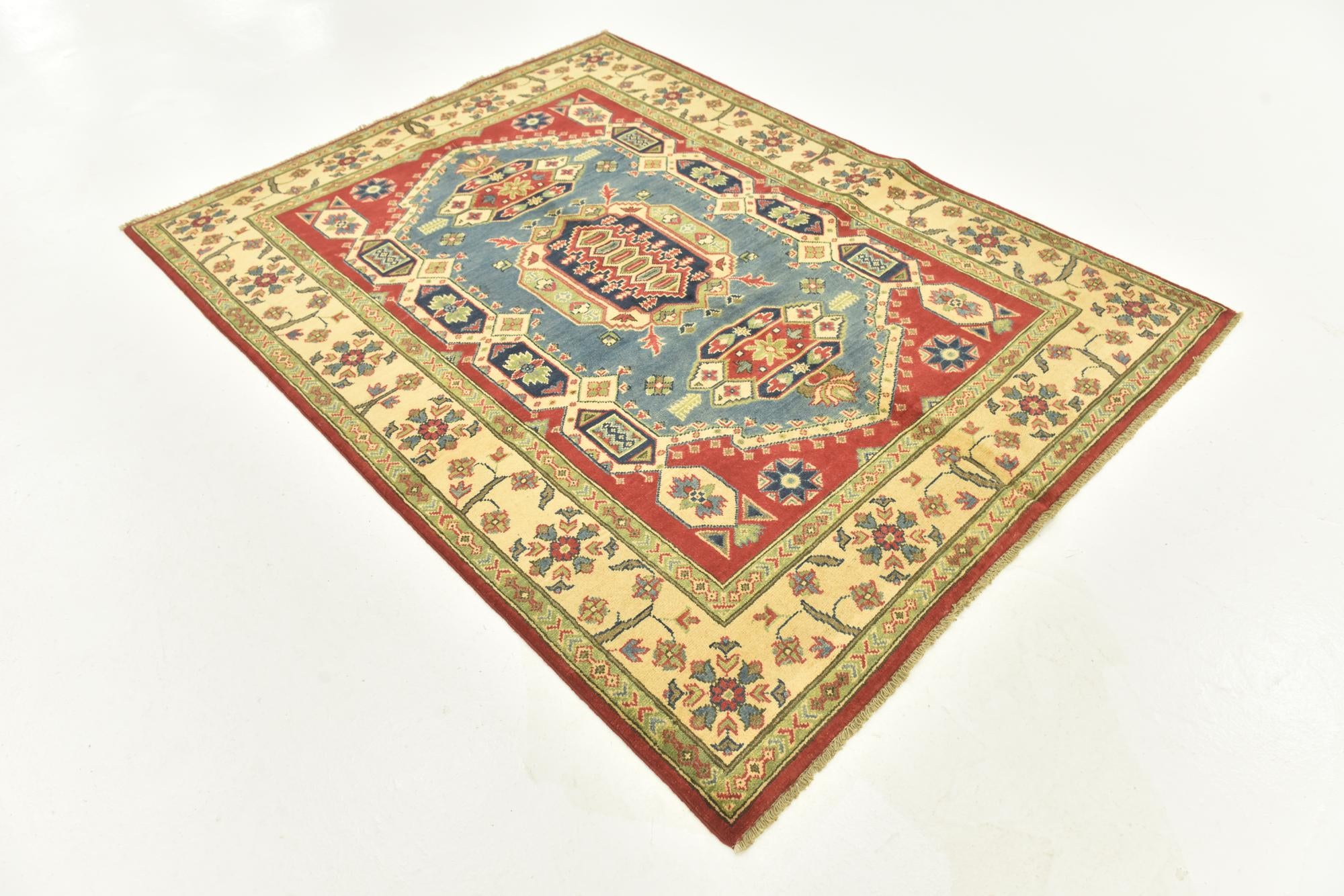 150cm x 200cm Hand Knotted Kazak Rug