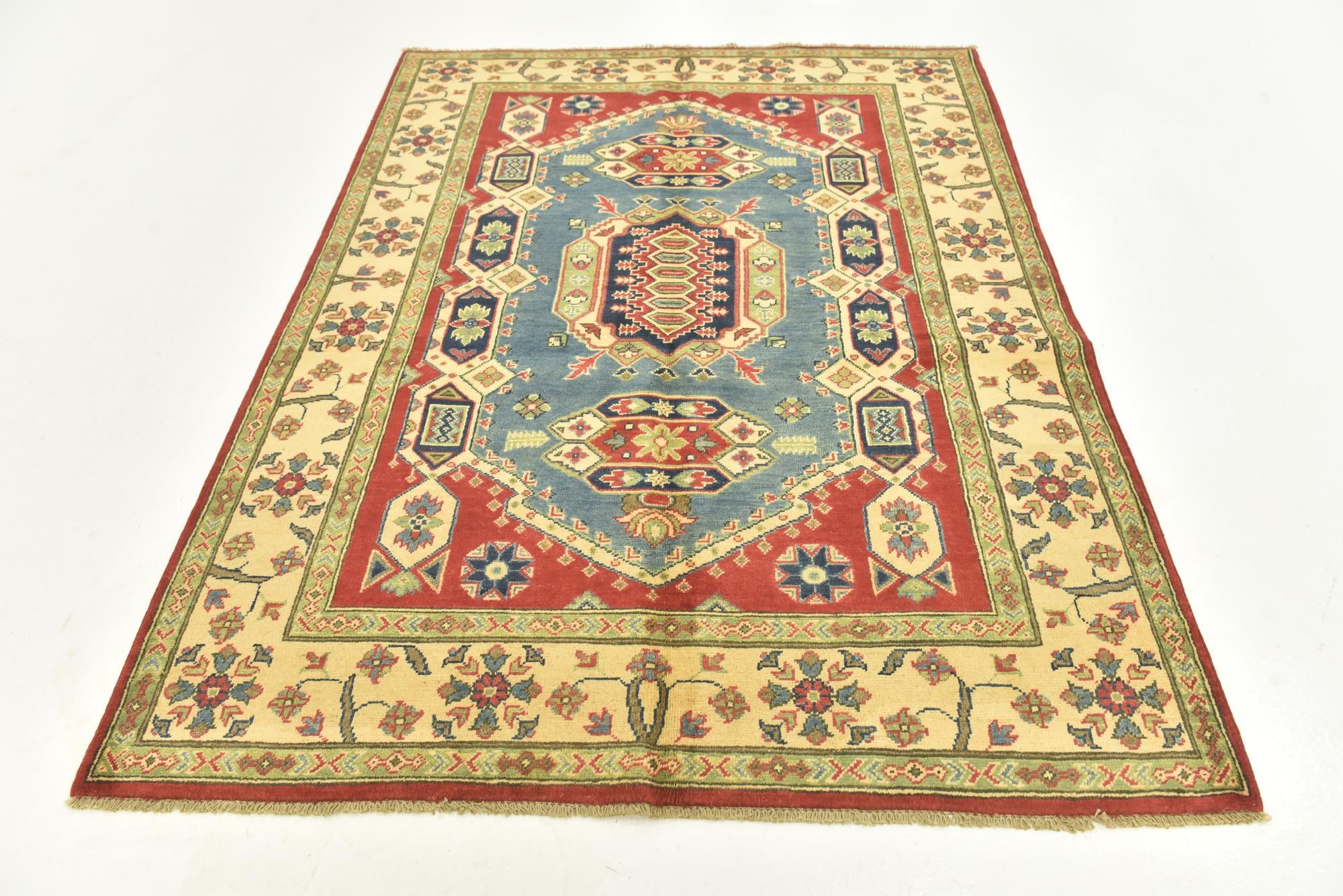 150cm x 200cm Hand Knotted Kazak Rug