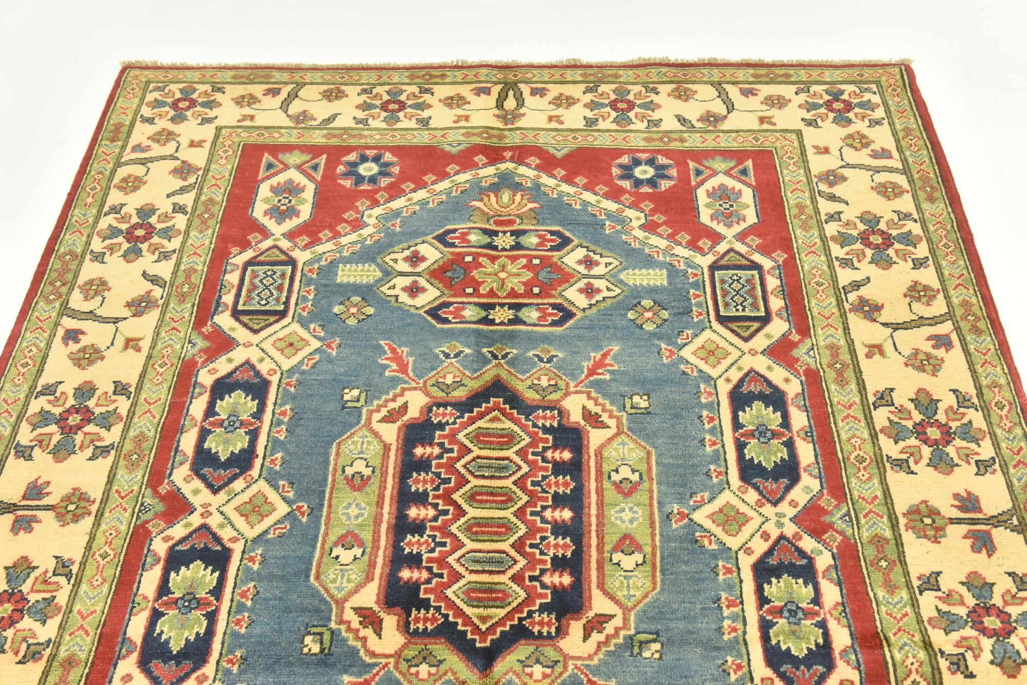 150cm x 200cm Hand Knotted Kazak Rug