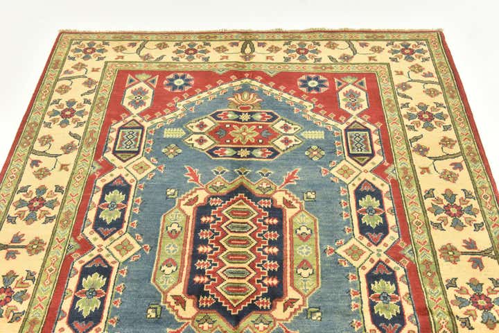 150cm x 200cm anudado a mano Kazak Alfombra