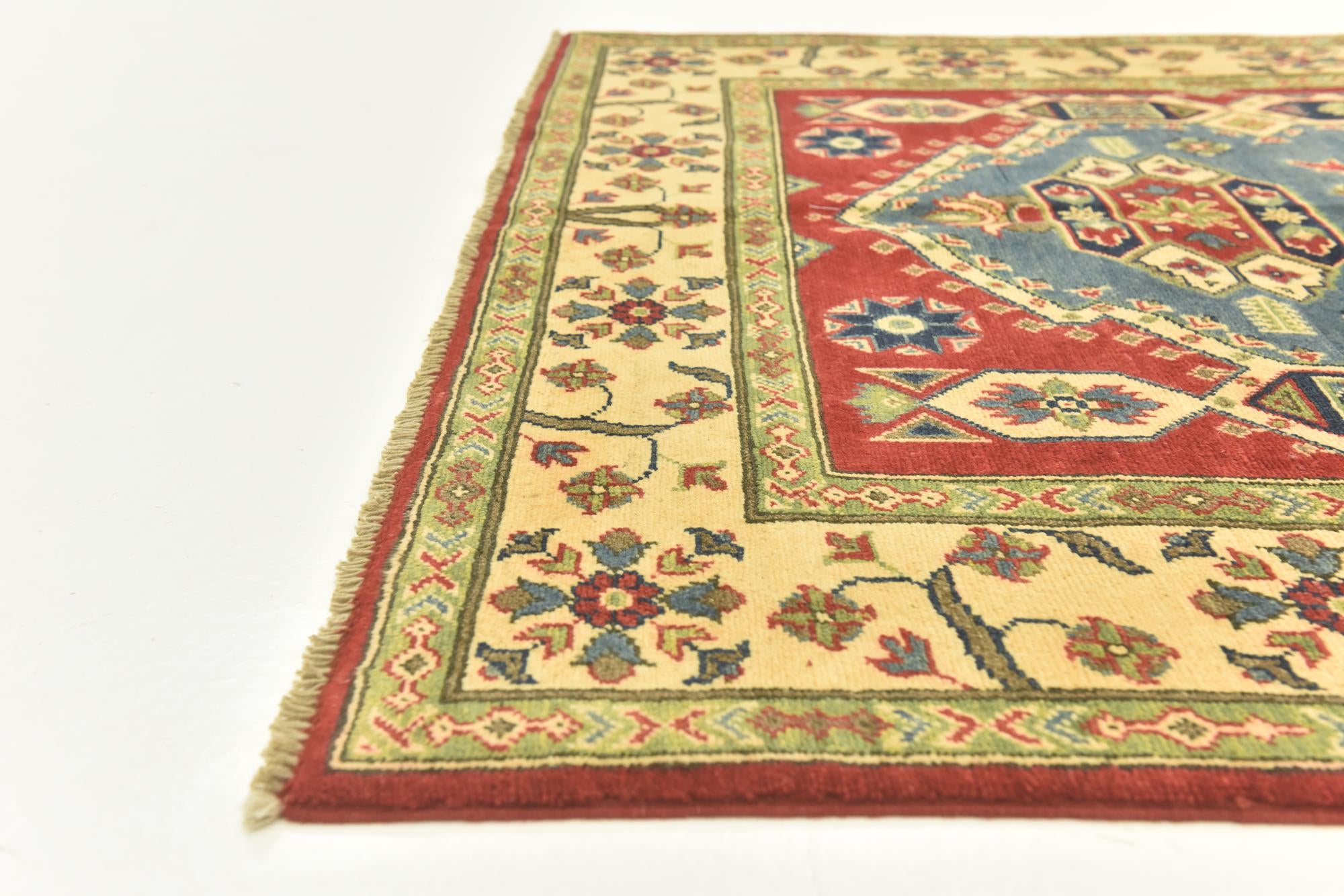 150cm x 200cm Hand Knotted Kazak Rug
