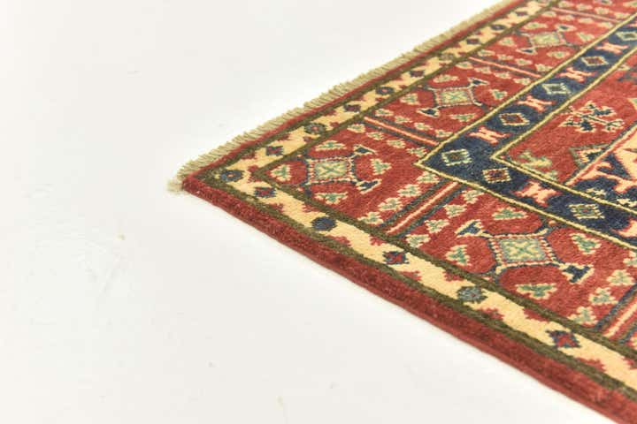 4' x 5' 8 Hand Knotted Kazak Rug
