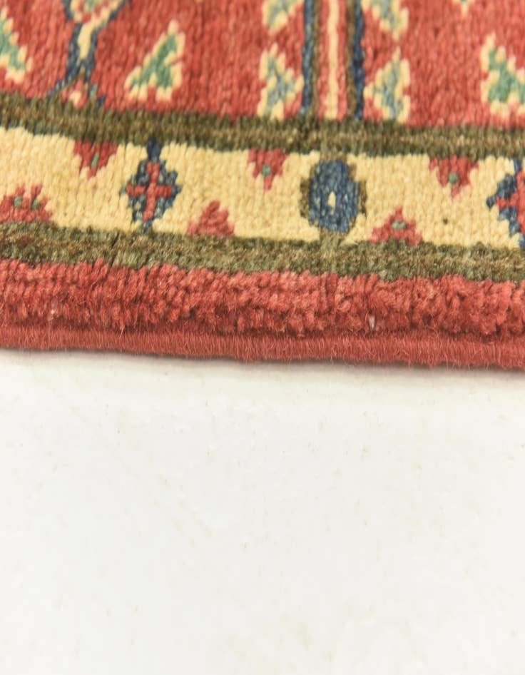 Detail image of 4' x 5' 8  Hand Knotted Kazak Rug