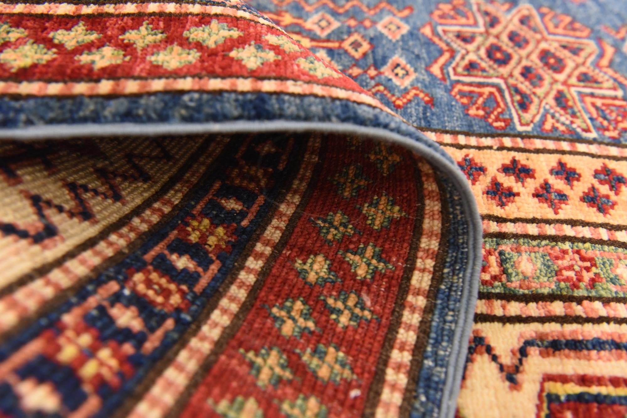 5' 8 x 7' 8 Hand Knotted Kazak Oriental Rug