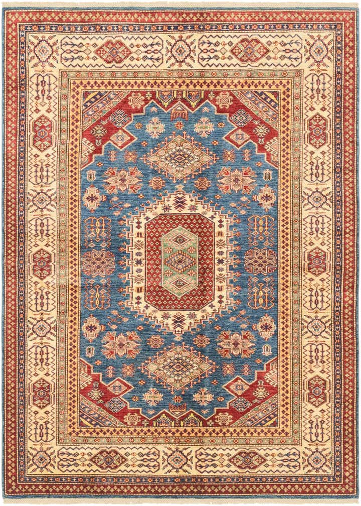 5' 8 x 7' 8 Hand Knotted Kazak Oriental Rug