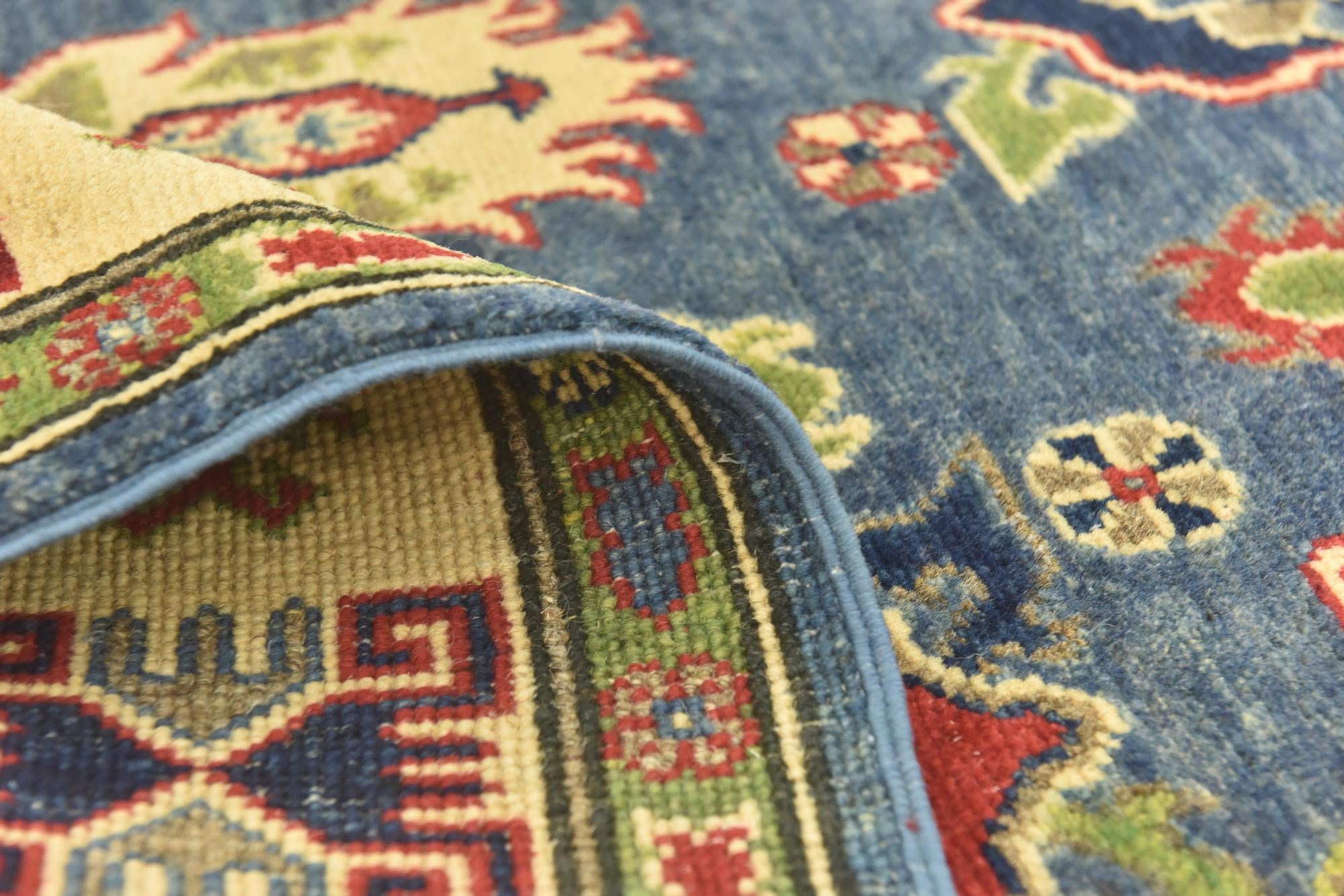 4' x 6' Hand Knotted Kazak Rug