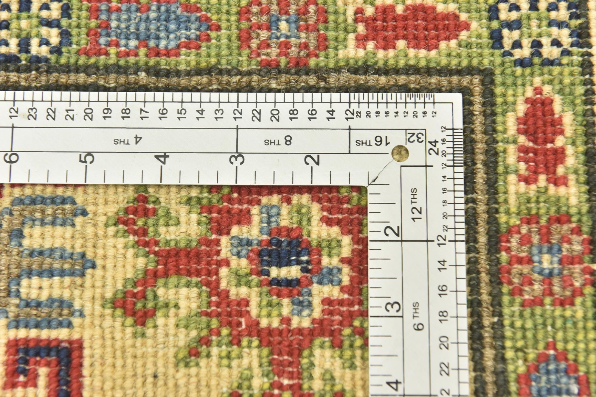 4' x 6' Hand Knotted Kazak Rug