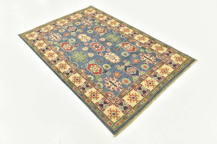 4' x 6' Hand Knotted Kazak Rug