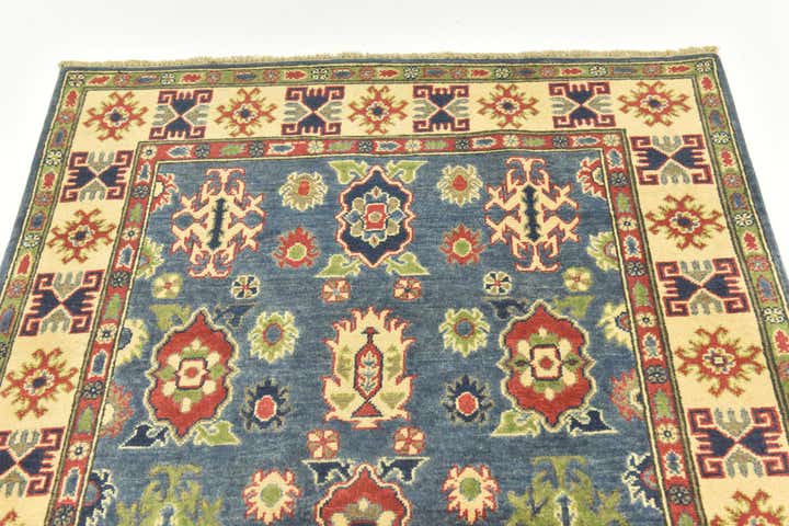 4' x 6' Hand Knotted Kazak Rug