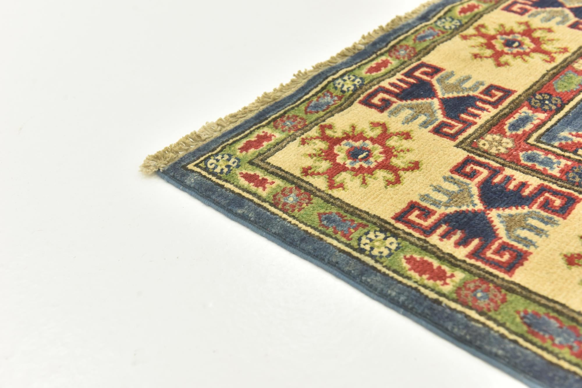 4' x 6' Hand Knotted Kazak Rug
