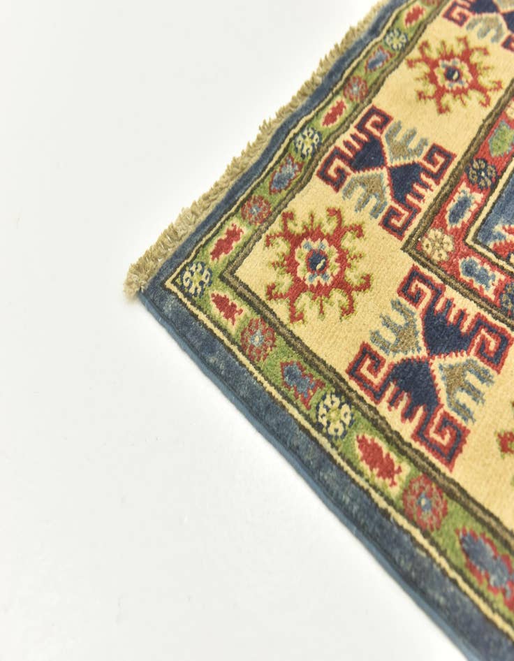 Detail image of 4' x 6' Hand Knotted Kazak Rug