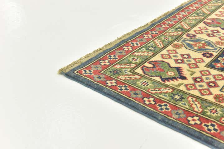 6' 6 x 9' 3 Hand Knotted Kazak Rug
