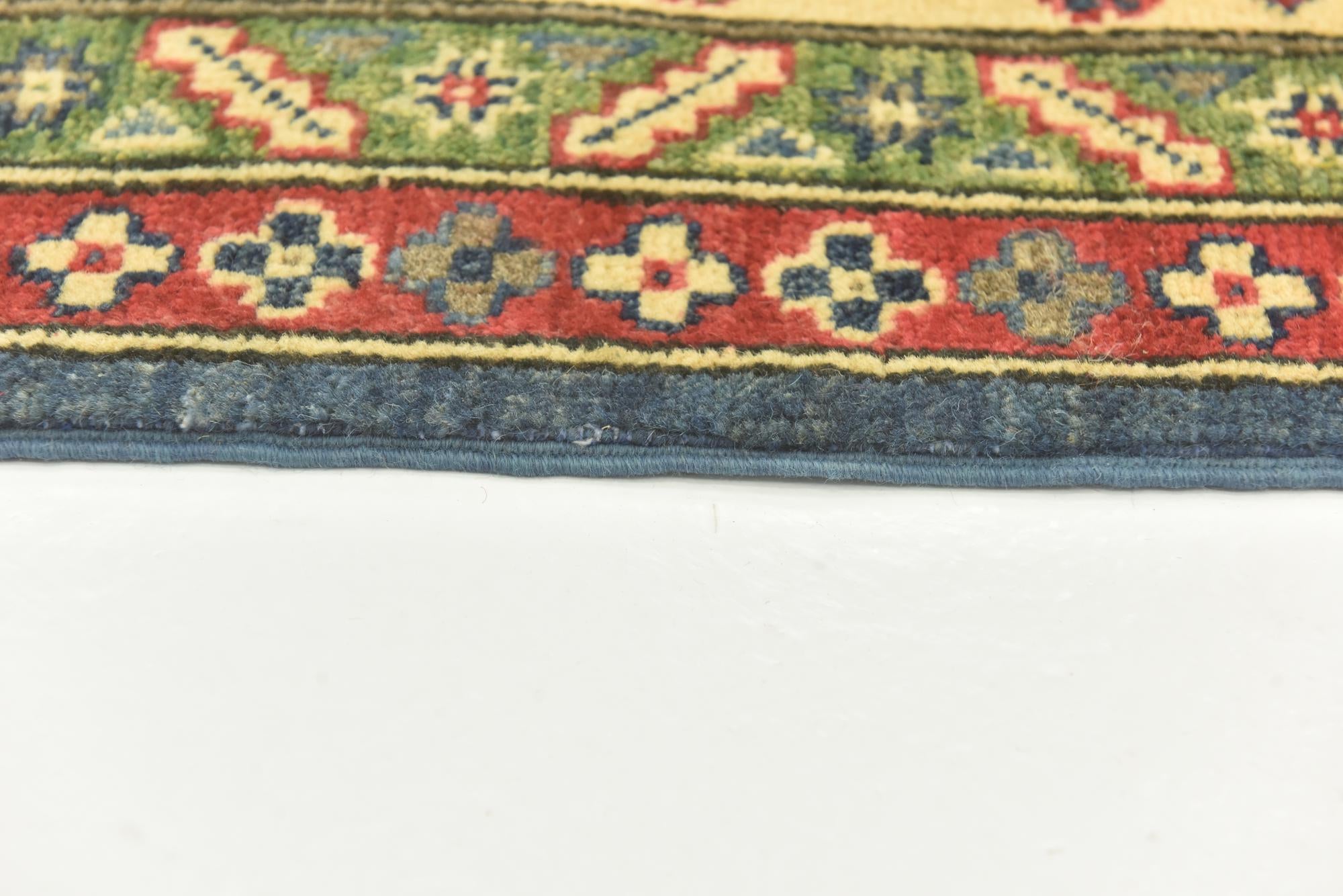 6' 6 x 9' 3 Hand Knotted Kazak Rug