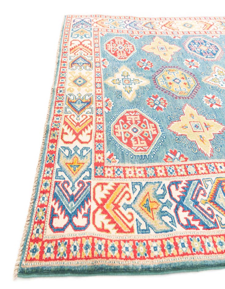 Detail image of 5' x 6' 10 Hand Knotted Kazak Rug