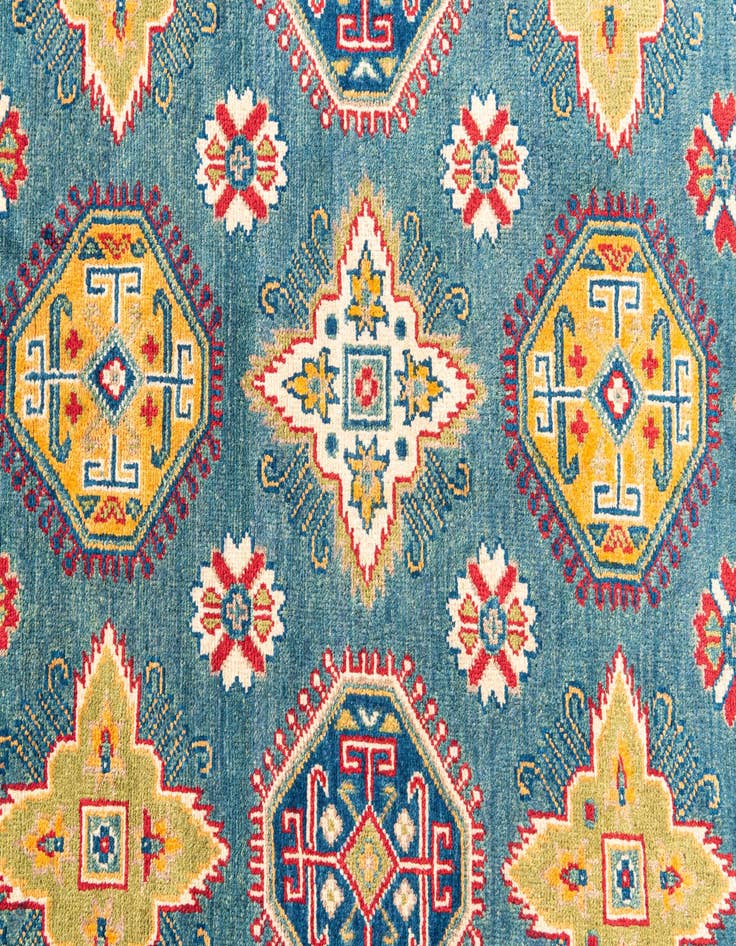 Detail image of 5' x 6' 10 Hand Knotted Kazak Rug