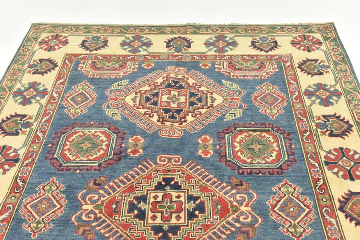 Detail image of 5' 8 x 7' 9 Hand Knotted Kazak Rug