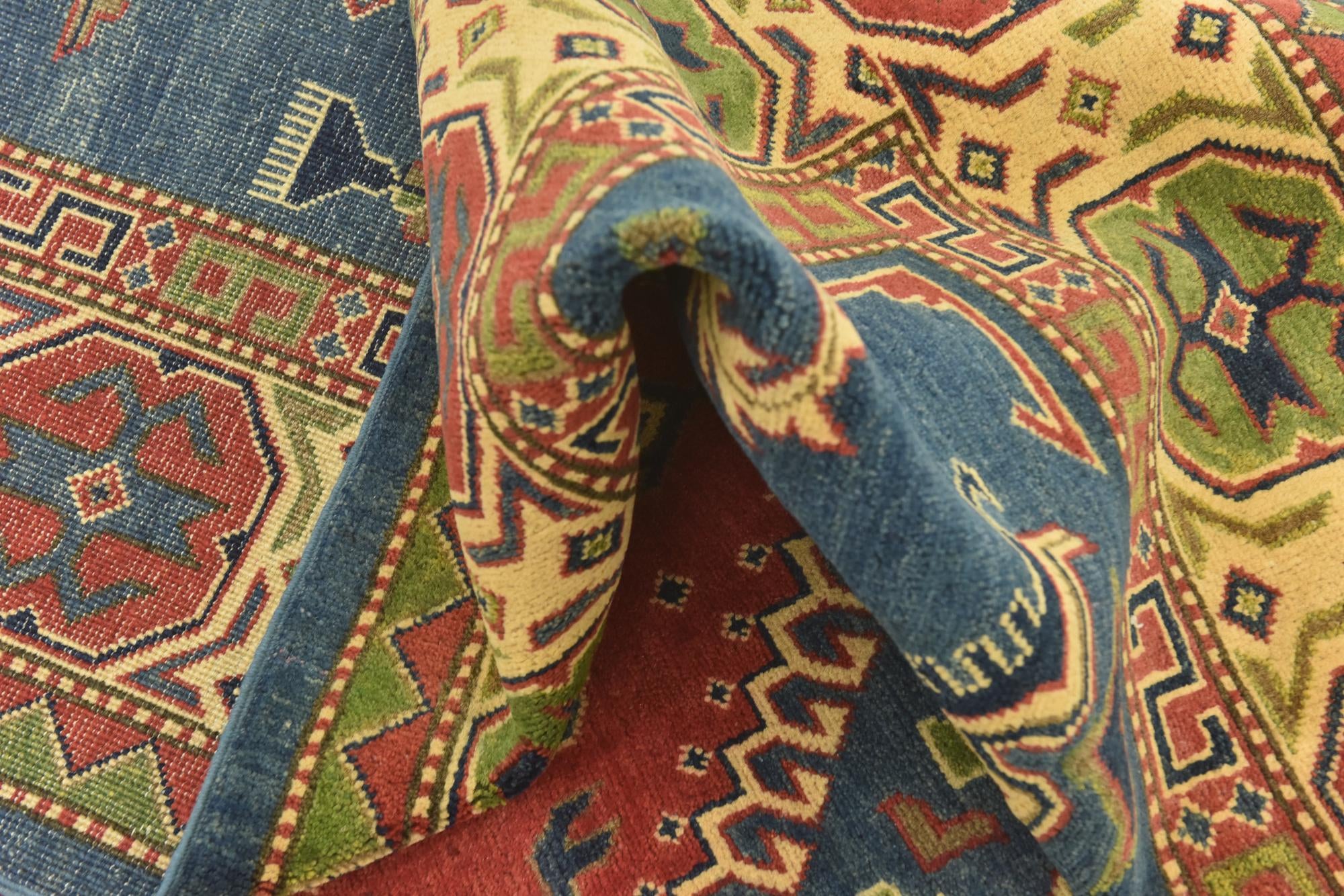 6' 8 x 9' 10 Hand Knotted Kazak Rug
