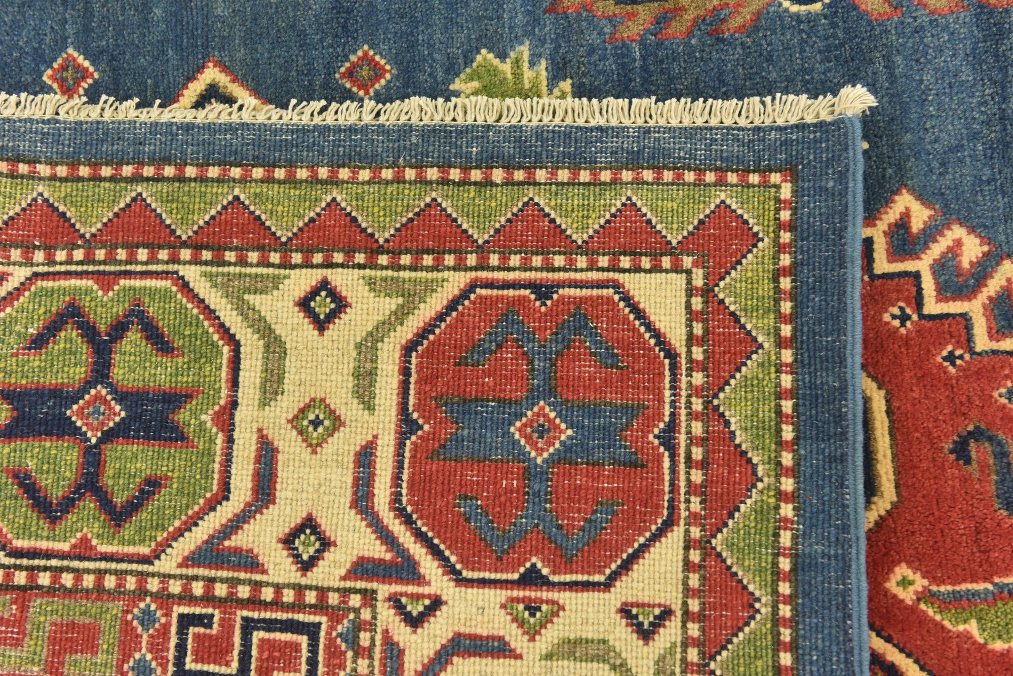 6' 8 x 9' 10 Hand Knotted Kazak Rug