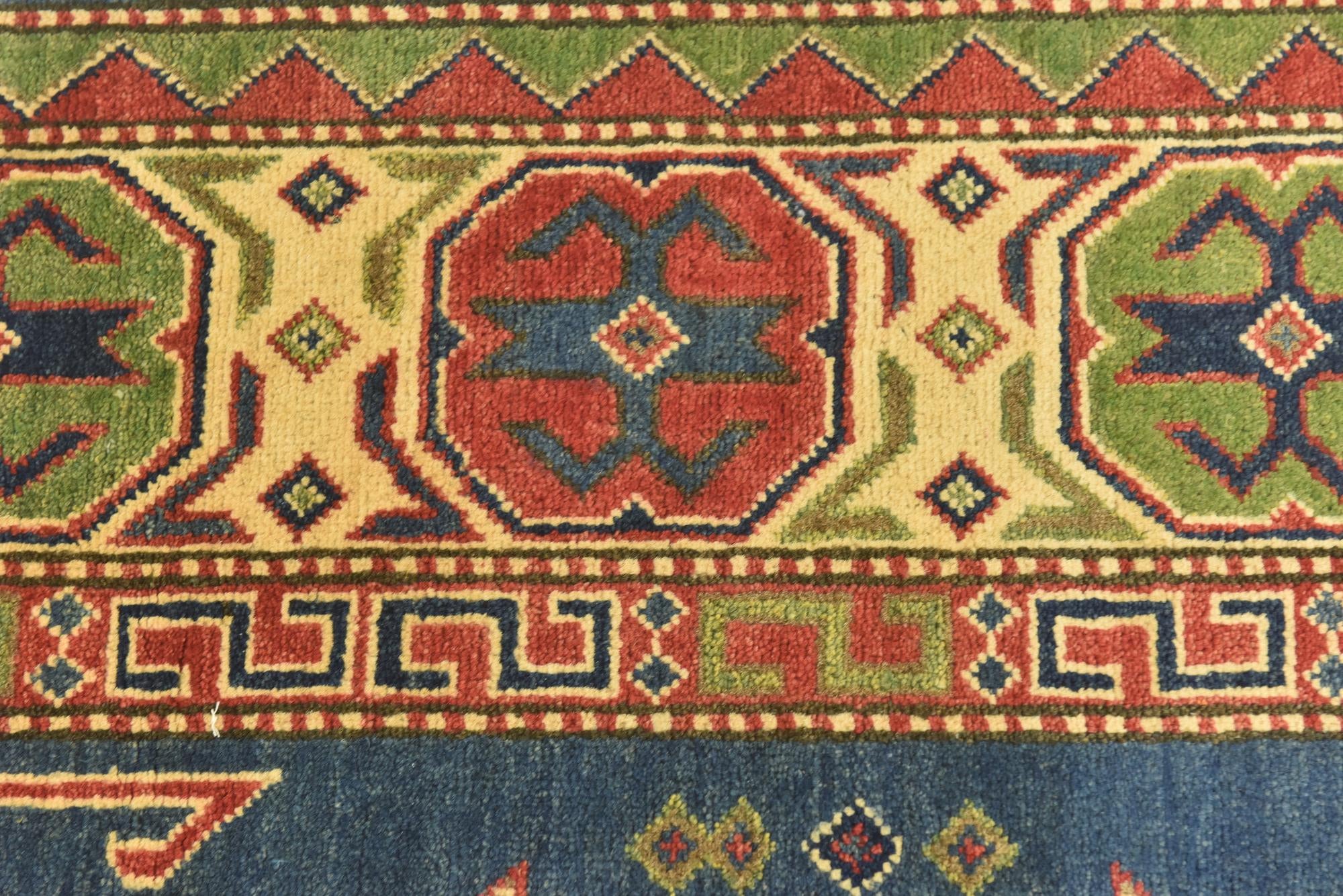 6' 8 x 9' 10 Hand Knotted Kazak Rug
