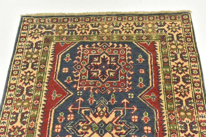 2' 8 x 4' Hand Knotted Kazak Rug