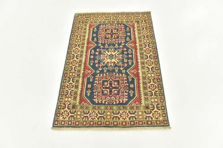2' 9 x 3' 11 Hand Knotted Kazak Rug