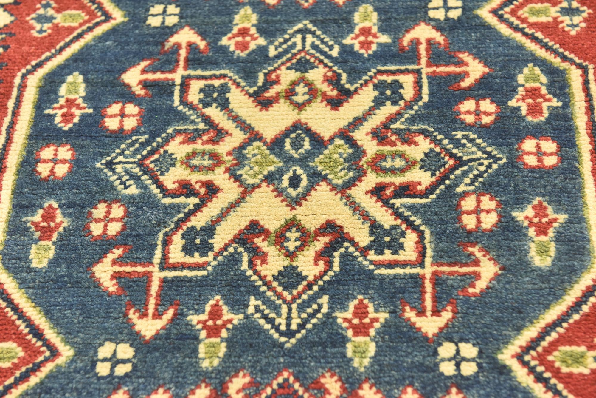2' 9 x 3' 11 Hand Knotted Kazak Rug