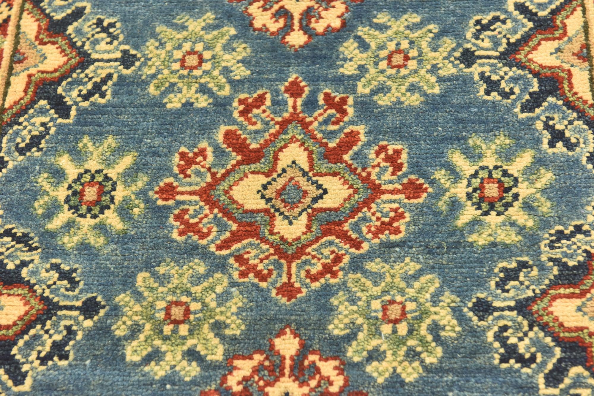2' 9 x 4' 4 Hand Knotted Kazak Rug
