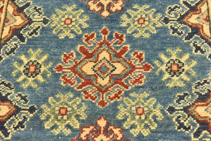 2' 9 x 4' 4 Hand Knotted Kazak Rug