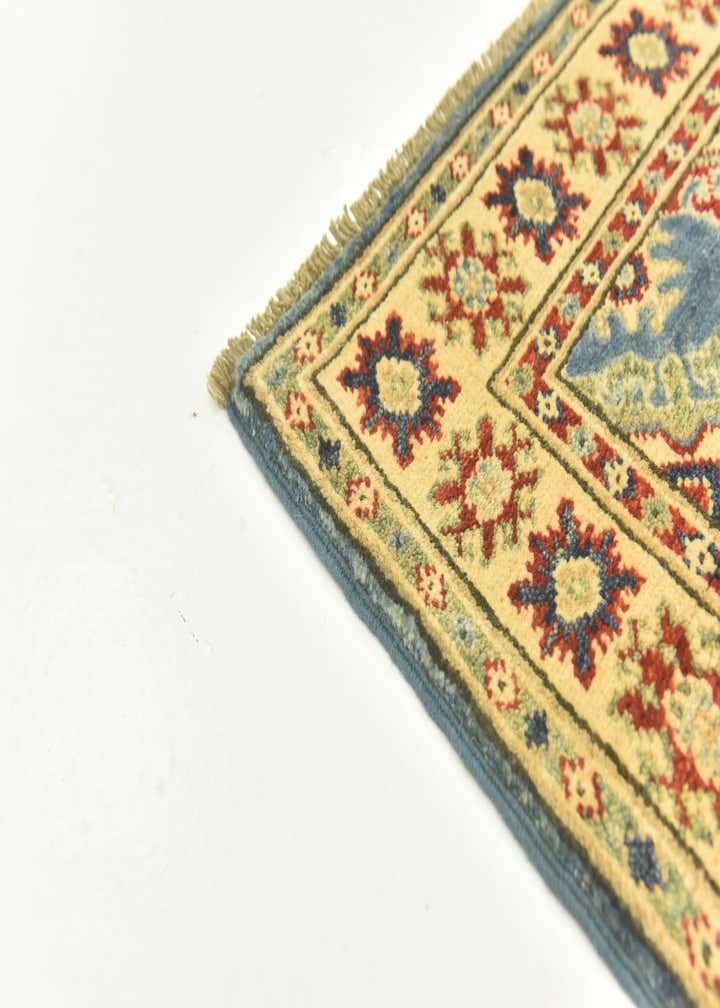 2' 9 x 4' 4 Hand Knotted Kazak Rug