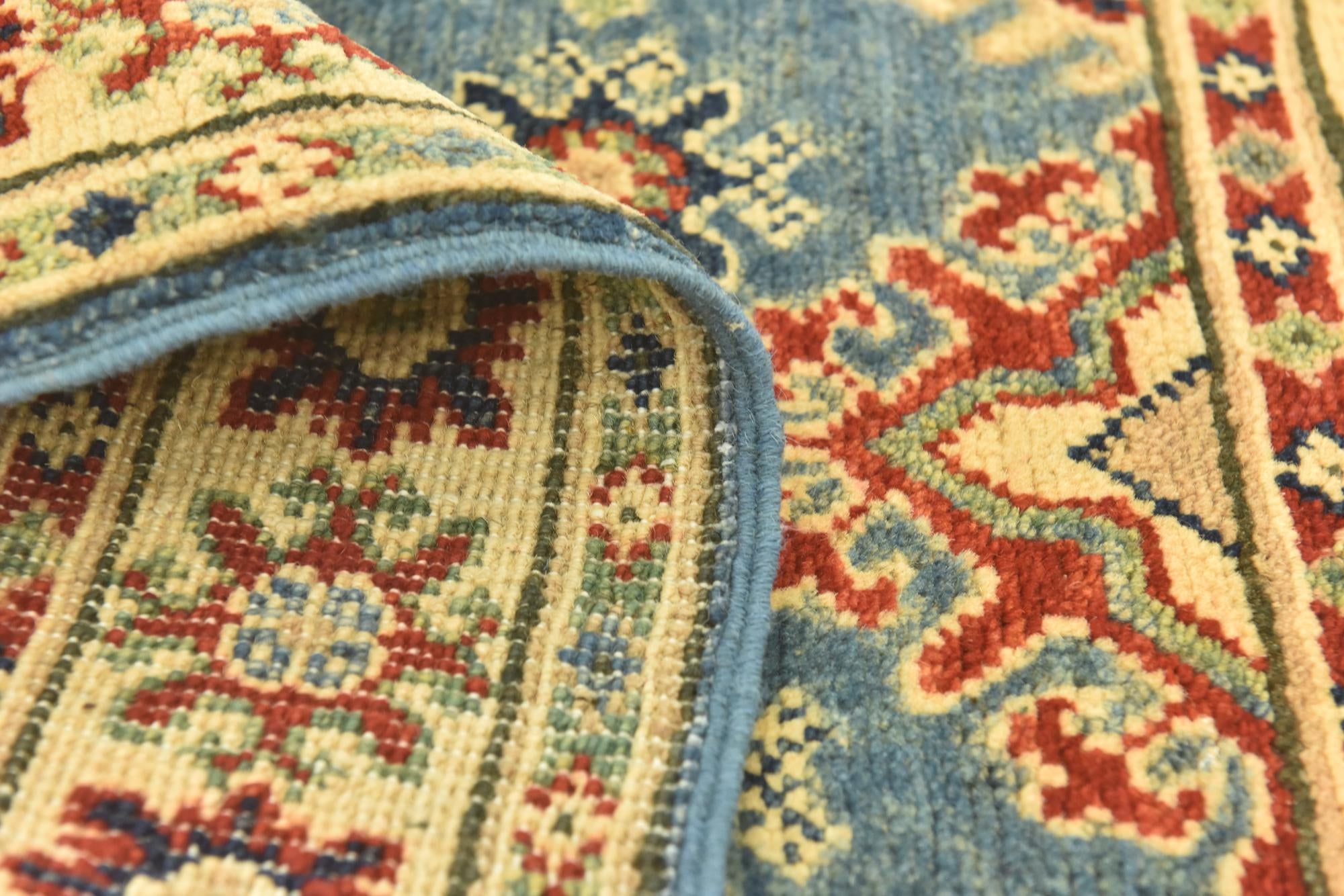2' 9 x 4' 4 Hand Knotted Kazak Rug